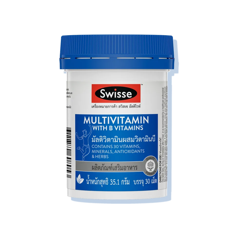 Swisse Ultivite Multivitamin with B Vitamins 30 tablets